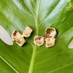 Boucles d'oreilles feuille