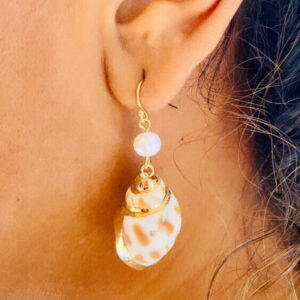 Boucle d'oreilles coquillage