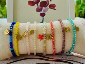 Lot bracelet perle
